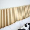 Respaldo de cama 2 plazas paneles varillados Madera