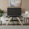 Rack para TV Estilo Nórdico 120 cm | Melamina y Patas de Pino – Santiago de Chile