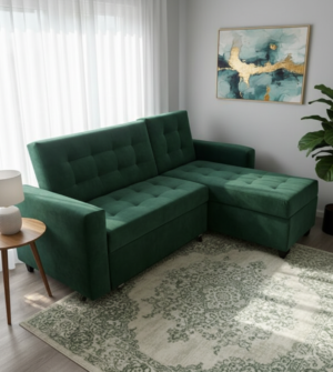 Sofá Seccional Cama Valdivia con Baúl | Santiago de Chile