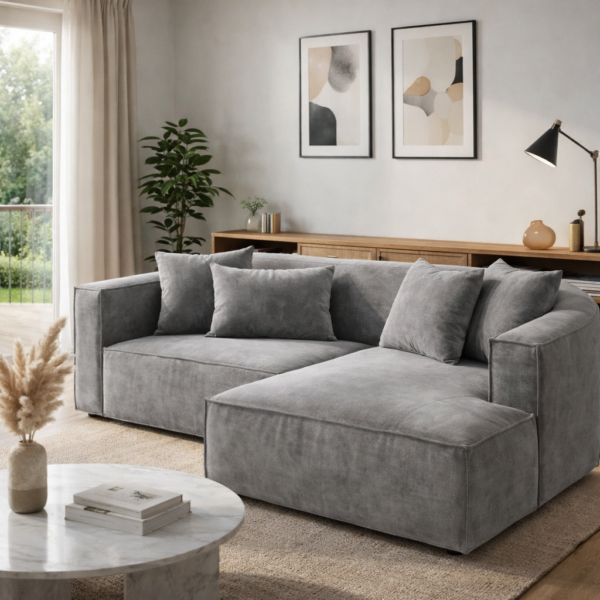 Sofá Isidora 2.50m | Confort Extra Profundo y Espuma de Alta Densidad 30